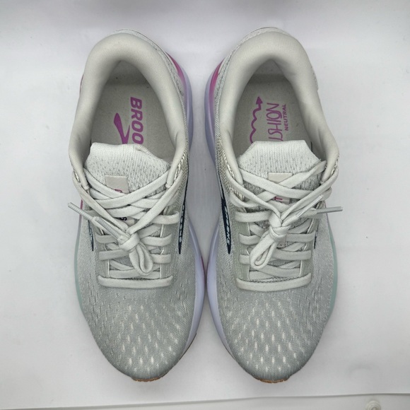 Brook's Women's Ghost 16 White Grey Estate Blue Size 6.5 Wide NEW - Picture 8 of 13